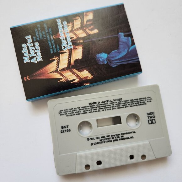 Make A Joyful Noise Christmas Favorites Cassette Tape The Mormon Tabernacle Choi - Picture 3 of 5